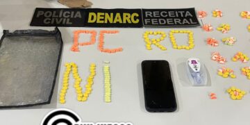 Homem é preso em flagrante ao receber 336 comprimidos de Ecstasy pelos Correios em Rondônia