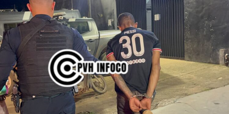 Foragido conhecido como “Ratão” é preso após roubo de moto em Porto Velho