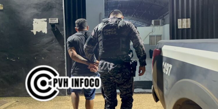 Suspeito é preso com arma na pochete após denúncia de tiroteio na zona Leste de Porto Velho