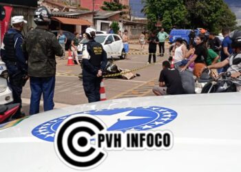 Motociclista Não Resiste Após Ser baleado em Porto Velho