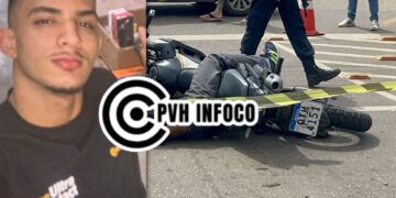 IDENTIFICADO: Motociclista é morto a tiros na frente da esposa no centro