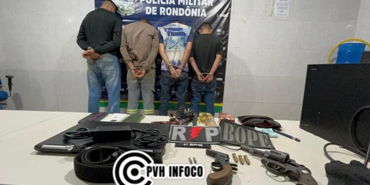 Criminosos invadem residência e acabam presos pelo BOPE e PM no bairro Lagoa