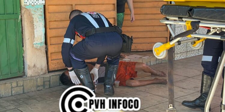 Vulgo “Mucuim” leva facada no rosto e pede socorro