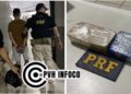 Jovem é flagrado com 2kg de drogas em táxi na BR-364, a caminho de Porto Velho