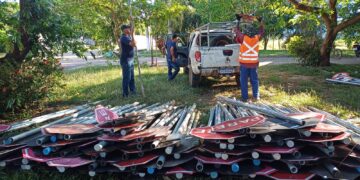 Prefeitura inicia instalação de placas de sinalização nos distritos de Jaci-Paraná, Nova Mutum e União Bandeirantes