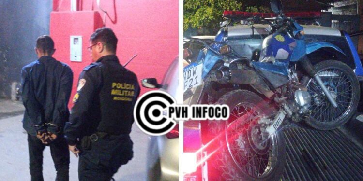 Presente de Aniversário? Monitorado é Preso com Moto Roubada Após Assalto em Porto Velho