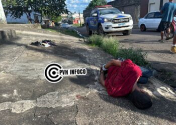 Suspeito de Furto é Espancado por Populares Após Ser Flagado Invadindo Residência em Porto Velho