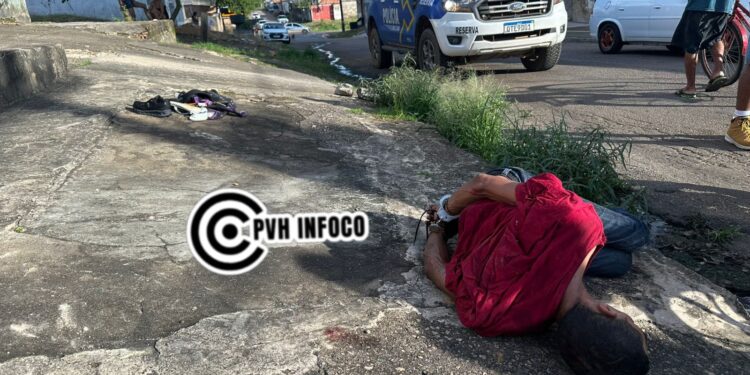 Suspeito de Furto é Espancado por Populares Após Ser Flagado Invadindo Residência em Porto Velho