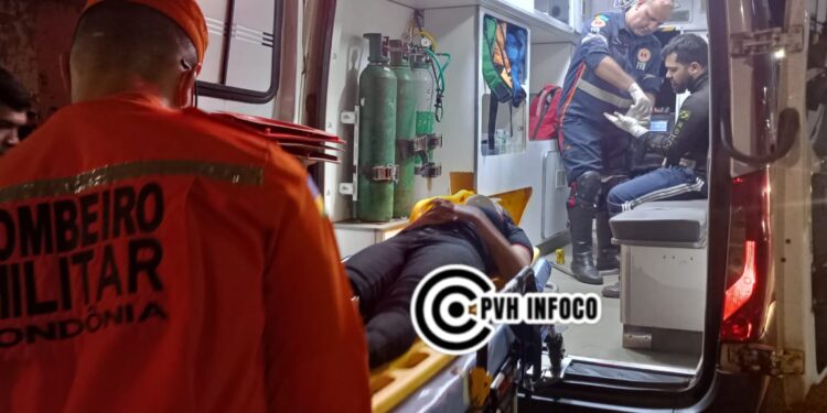 Imprudência no trânsito: Passageira de moto de aplicativo quebra a perna após colisão com ciclista na rua 4 no bairro Agenor de Carvalho