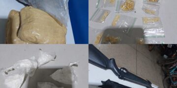 Operação da PM prende dupla por tráfico e apreende drogas, armas e munições no bairro Alto dos Pareci