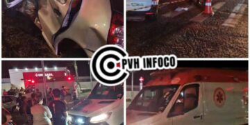 Idoso morre após grave acidente envolvendo dois carros e bike elétrica na zona norte de Porto Velho