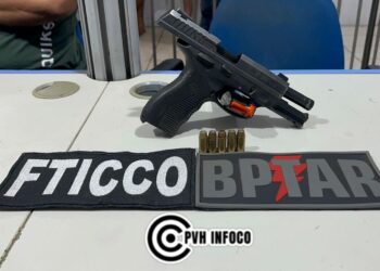 Trio armado  é preso pelo BPTAR antes de ataque em Porto Velho