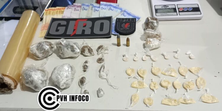 Dupla é presa com drogas e munições em lanchonete usada como fachada em Porto Velho