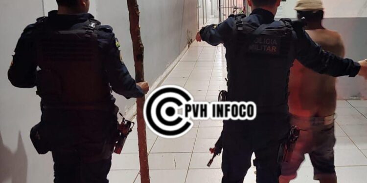 Homem é preso por tentativa de homicídio após espancar desafeto com pedaço de madeira em Candeias do Jamari