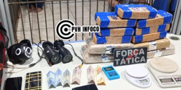 Força Tática prende trio com 11 quilos de drogas em vila de apartamentos na Zona Sul