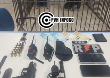 Trio armado do CV é preso antes de ataque contra rivais na zona leste de Porto Velho