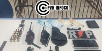 Trio armado do CV é preso antes de ataque contra rivais na zona leste de Porto Velho