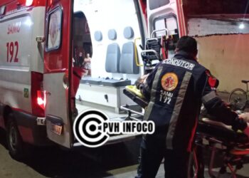 Acidente Entre Moto e Carro Deixa Mulher Ferida na Zona Leste de Porto Velho