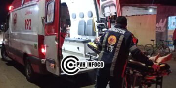 Acidente Entre Moto e Carro Deixa Mulher Ferida na Zona Leste de Porto Velho