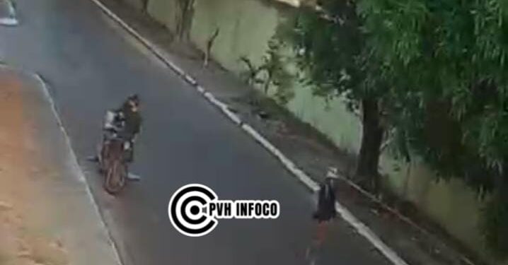 Veja vídeo: Casal é flagrado furtando moto próximo ao Porto Velho Shopping