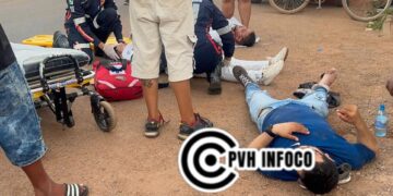 Grave colisão entre motos deixa três feridos na zona leste de Porto Velho