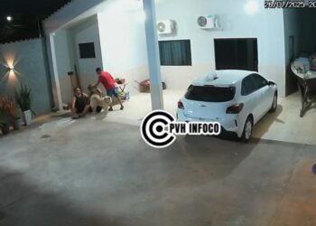 VÍDEO: Criminosos invadem residência e agridem mulher durante assalto em Porto Velho