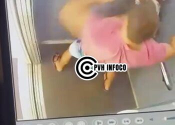 VEJA VÍDEO:Mulher é brutalmente espancada po namorado em elevador de prédio em Natal; agressor é preso por tentativa de feminicídio