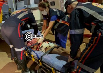 Mulher é atropelada pelo marido e fica gravemente ferida em Porto Velho