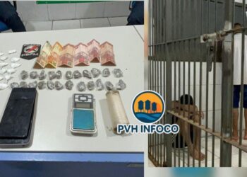 Dupla é presa com drogas no Residencial Orgulho do Madeira em Porto Velho