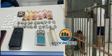 Dupla é presa com drogas no Residencial Orgulho do Madeira em Porto Velho