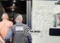 Polícia prende jovem com drogas e dinheiro trocado no bairro Teixeirão