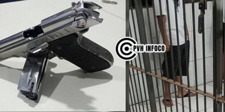 Dupla de adolescentes é apreendida com simulacro após gesto de facção em frente ao 5° BPM