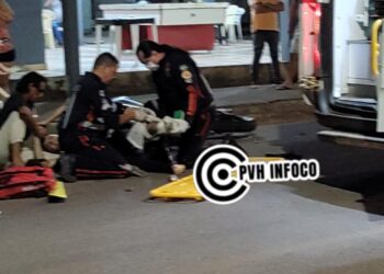 🚨 Grave acidente deixa motociclista ferida em Porto Velho
