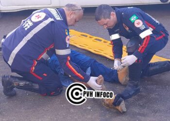 Motorista foge após causar acidente grave no centro de Porto Velho