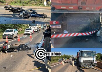 Motociclista morre em grave acidente na BR-364 em Porto Velho
