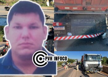 IDENTIFICADO: motociclista morre em grave acidente com caminhão após sair do trabalho