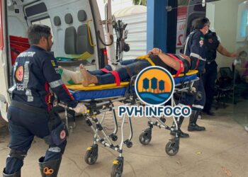 🚨 Jovem sofre grave acidente de moto na Avenida Rio de Janeiro em Porto Velho