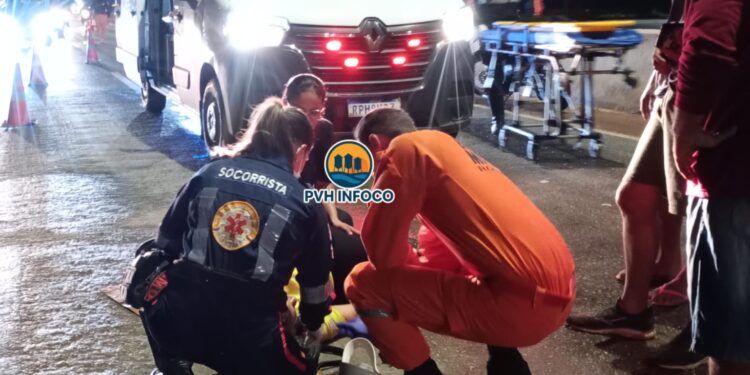 Urgente: Casal fica ferido em acidente na BR-364