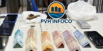 Polícia desarticula ponto de venda de drogas na zona Leste de Porto Velho