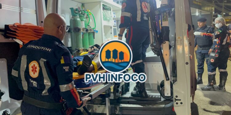 MOTOCICLISTA FICA FERIDO EM ACIDENTE NA ZONA SUL DE PORTO VELHO