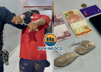 🚨 Criminoso preso com drogas no Beco da Eletronorte debocha: “Amanhã tô solto mesmo”