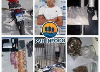 Equipe do Sargento Machado estoura boca de fumo e apreende drogas, simulacros e dinheiro em Porto Velho 🚔