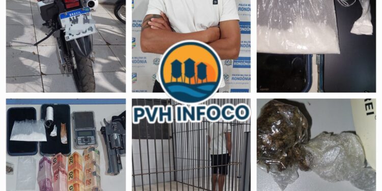 Equipe do Sargento Machado estoura boca de fumo e apreende drogas, simulacros e dinheiro em Porto Velho 🚔