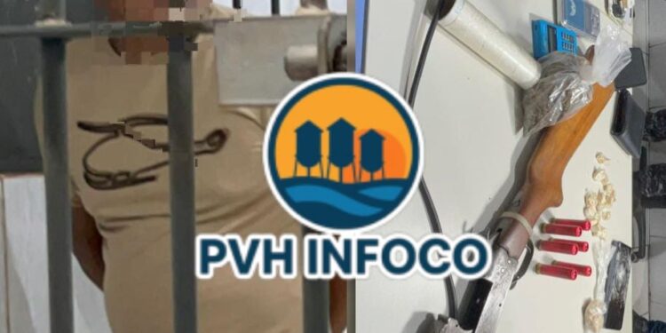 🚨 Força Tática prende homem com drogas, espingarda e dinheiro em boca de fumo na zona sul de Porto Velho
