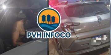 🚨 Motorista é preso dormindo bêbado ao volante em semáforo de Porto Velho