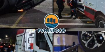 🚨 Colisão violenta entre Onix e Tiggo causa capotamento na Av. Calama, em Porto Velho