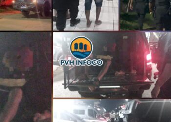 🚨 Cerco policial termina com dois criminosos presos e armas apreendidas na zona leste de Porto Velho 🚓🔥