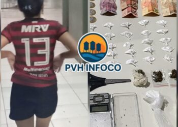 Mulher é presa por tráfico de drogas em condomínio da zona leste de Porto Velho 🚔