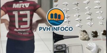 Mulher é presa por tráfico de drogas em condomínio da zona leste de Porto Velho 🚔