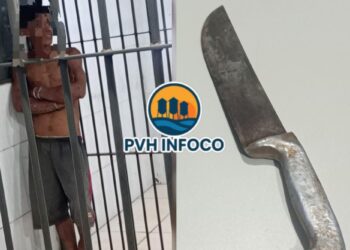 Filho ameaça a própria mãe com faca e acaba preso em Porto Velho 🔪
